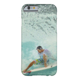 Surfer Ocean Wave Surfboard Surf Barely There iPhone 6 Hoesje