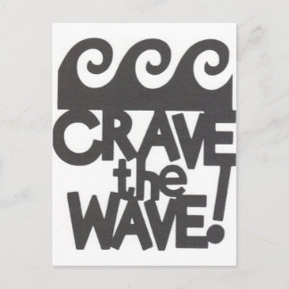 surfer-ontwerp briefkaart