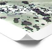 Surfer op de huid poster (Hoek)