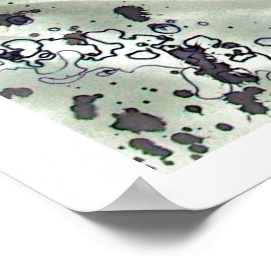 Surfer op de huid poster (Hoek)