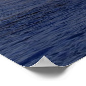 Surfer op de Sunset op Kauai Beach, Niihau op Hori Poster (Hoek)