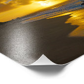 Surfer op zonsopgang foto afdruk (Hoek)