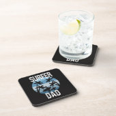 Surfer pa bier onderzetter (Rechterzijde)