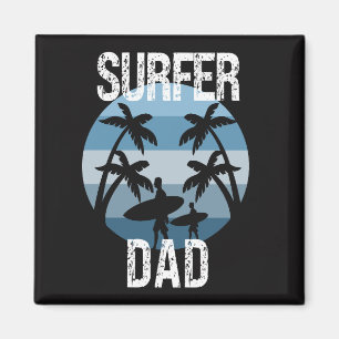Surfer pa magneet
