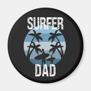 Surfer pa magneet