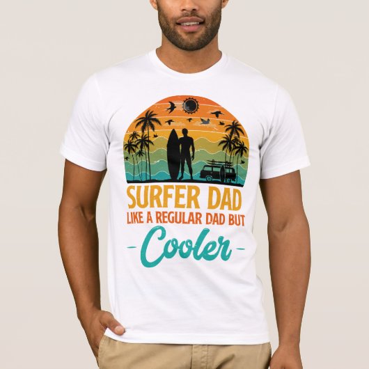 Surfer pa t-shirt (Voorkant)