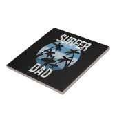 Surfer pa tegeltje (Zijkant)