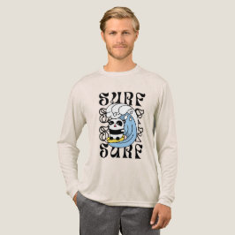 Surfer Panda Tri-Blend Shirt