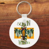 SURFER PAPEGAAI SLEUTELHANGER (Voorkant)