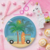 Surfer Paper-Bord Papieren Bordje (Feest)