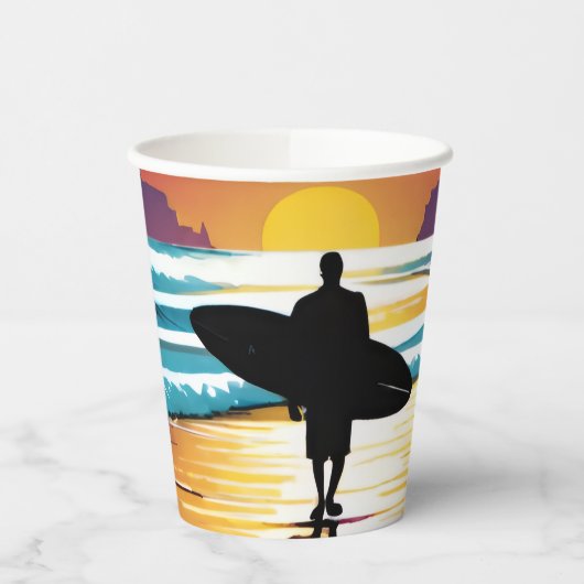 Surfer Papieren Bekers (Links)