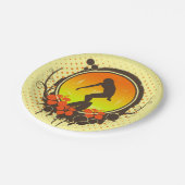 Surfer Papieren Bordje (Gekanteld)