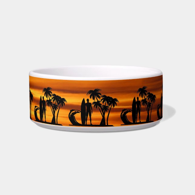 Surfer Pet Bowl Voerbakje (Voorkant)