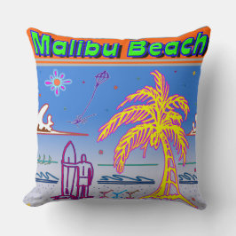 Surfer Pillow "Malibu Beach" Kussen