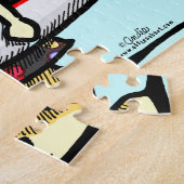 Surfer Pug Legpuzzel (Zijkant)