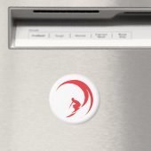 Surfer Red Magneet (Insitu (Vaatwasser))