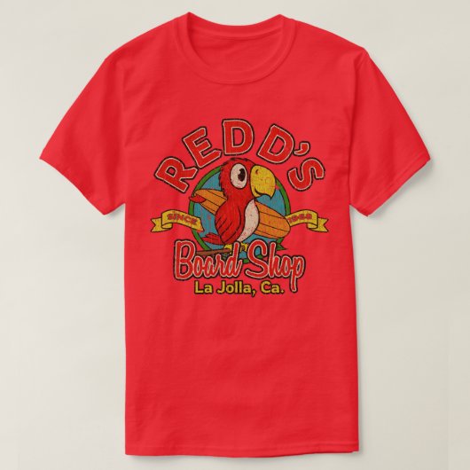 Surfer Redds Board Shop 1968 T-shirt (Design voorkant)