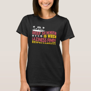 Surfer Retro Surfen Strand Zomervakantie T-shirt