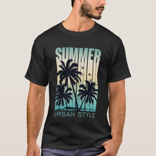  Surfer Retro Surfen Strand Zomervakantie T-shirt (Voorkant)