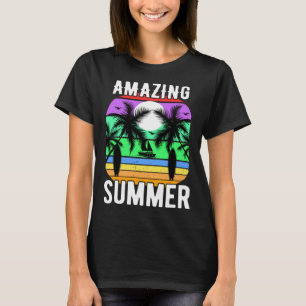  Surfer Retro Surfen Strand Zomervakantie T-shirt
