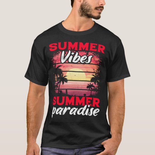 Surfer Retro Surfen Strand Zomervakantie T-shirt (Voorkant)