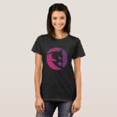 Surfer Retro Surfen Zonsondergang T-shirt (Voorkant volledig)