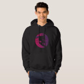 Surfer Retro Surfing Sunset Hoodie (Voorkant volledig)