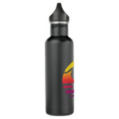 Surfer Retro Surfing Sunset Waterfles (Links)