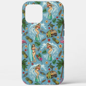 surfer retrodame Case-Mate iPhone case (Achterkant)