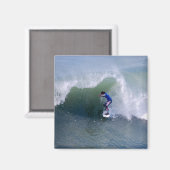 Surfer Riding in Curl Magnet (Voorkant / Achterkant)