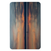 Surfer-roeiing naar de kust magneet (Verticaal)