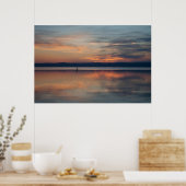 Surfer-roeiing naar de kust poster (Keuken)