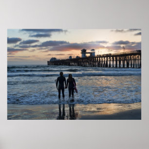 Surfer-Romance Poster