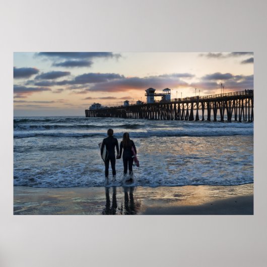 Surfer-Romance Poster (Voorkant)