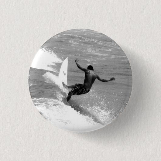 Surfer Ronde Button 3,2 Cm (Voorkant)