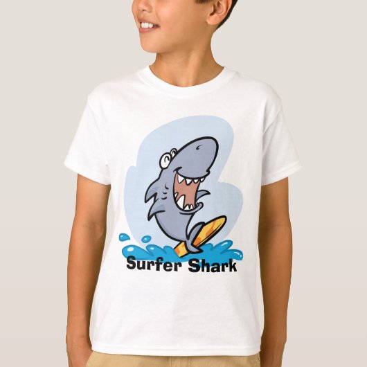 Surfer Shark T-Shirt (Voorkant)