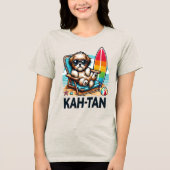 Surfer Shih Tzu T-shirt (Voorkant)