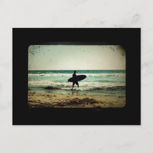 surfer Silhouette Briefkaart