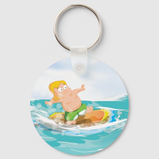 Surfer Sleutelhanger (Voorkant)