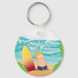 Surfer Sleutelhanger
