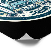 Surfer Squad Surfspullen Voor Surfers Golfrijders Poster (Hoek)