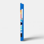 Surfer staande op een strand bij zonsondergang Case-Mate iPhone case (Achterkant / Links)