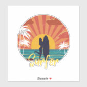 Surfer Sticker (Vel)