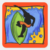 Surfer stickers (Voorkant)