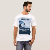 Surfer Strand Surfen T-shirt (Voorkant volledig)
