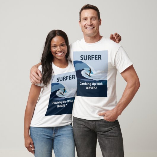 Surfer Strand Surfen T-shirt (Unisex)