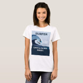 Surfer Strand Surfen T-shirt (Voorkant volledig)