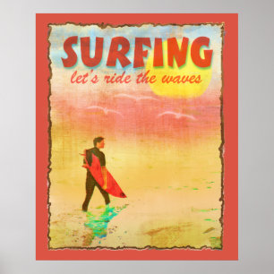 Surfer Style Poster