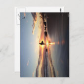 Surfer Sunset Post Card Briefkaart (Voorkant / Achterkant)