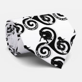 Surfer sur la vague breton stropdas (Opgerold)